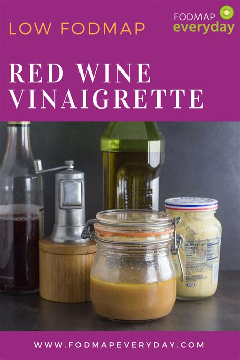 is red wine vinegar low fodmap